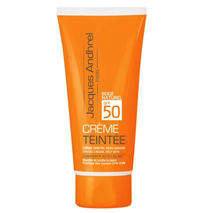 11 کرم ضد آفتاب رنگی ژاک آندرل پاریس SPF50 مدل TINTED مناسب پوست های چرب حجم 50 میلی لیتر - تصویر 1